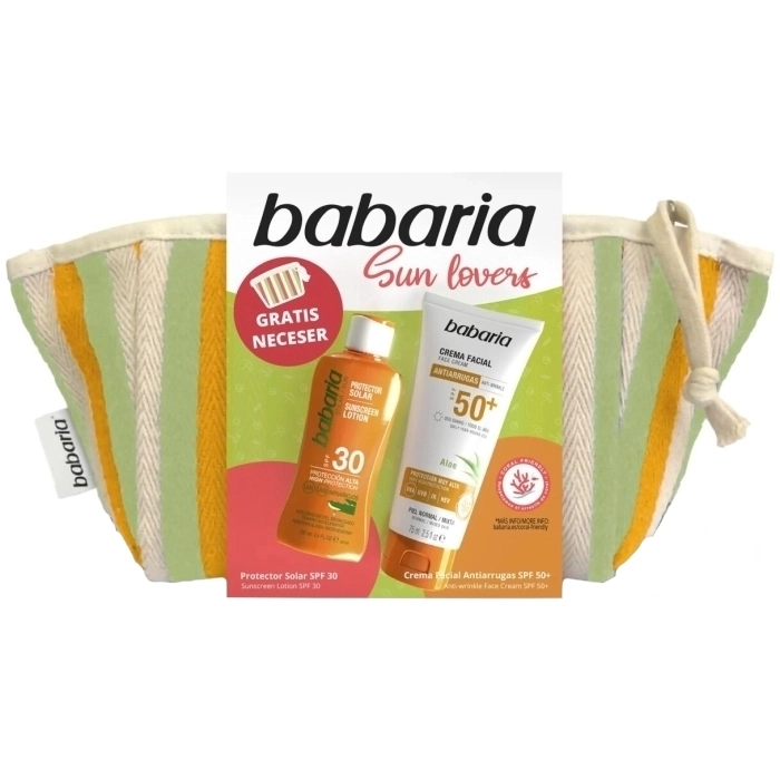 Set Protector Solar SPF30 100ml + Crema Facial Antiarrugas SPF50+ 75ml + Neceser Set Protector Solar SPF30 100ml + Crema Facial Antiarrugas SPF50+ 75ml + Neceser