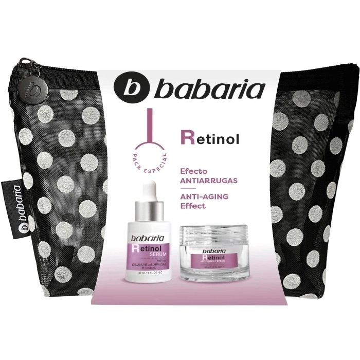 Set Retinol Serum 30ml + Crema Facial 50ml + Neceser Set Retinol Serum 30ml + Crema Facial 50ml + Neceser