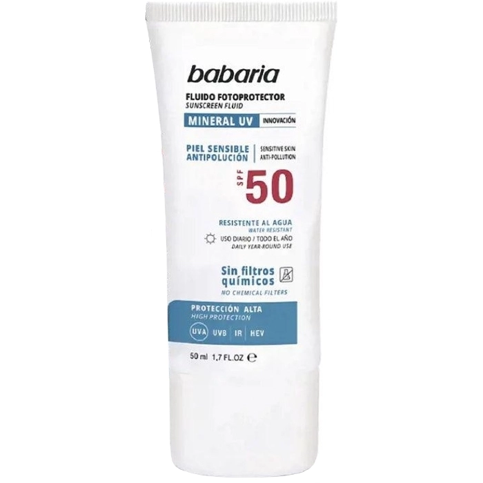 Fluido Fotoprotector Mineral UV SPF50 Fluido Fotoprotector Mineral UV SPF50