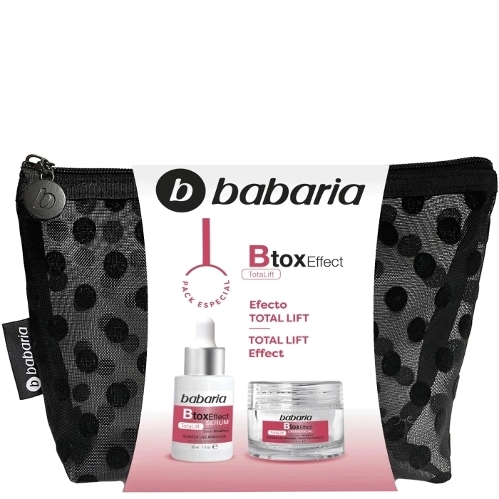 Set Btox Effect Total Lift Sérum 30ml + Crema Facial 50ml + Neceser Set Btox Effect Total Lift Sérum 30ml + Crema Facial 50ml + Neceser