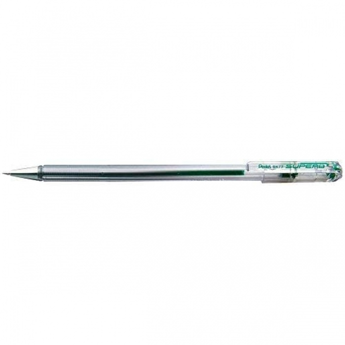 Bolígrafo Pentel Superb Bk77 0,25 mm Verde (12 Unidades)