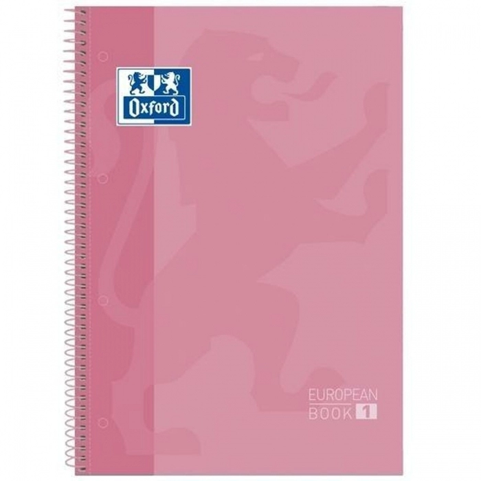 Cuaderno Oxford European Book Rosa A4 5 Unidades
