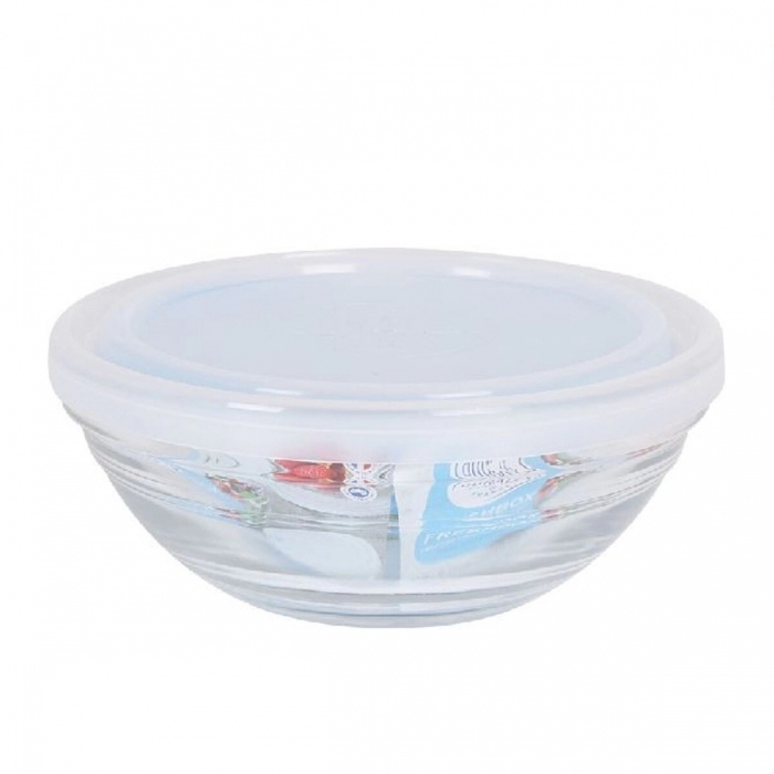 Bol Freshbox Transparente Con Tapa (12 cm)