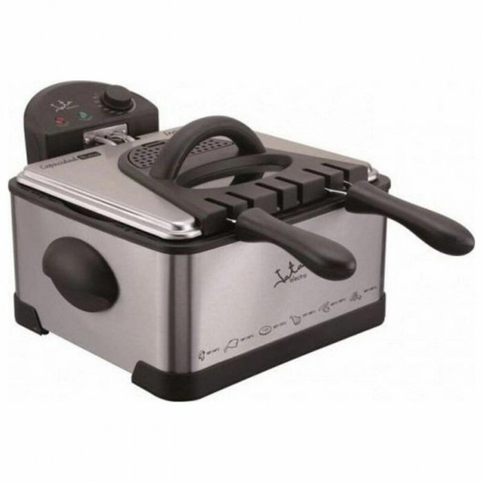 Freidora JATA FR700 2000W Acero Inoxidable 4 L 4L Freidora JATA FR700 2000W Acero Inoxidable 4 L 4L