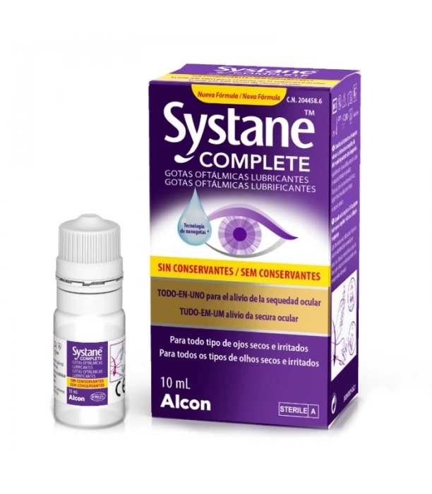 Systane Complete Gotas Oftálmicas Lubricantes sin Conservantes 10ml