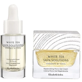 Set White Tea Skin Solutions Replenishing Micro-Gel Cream 50ml + Oil Serum 15ml