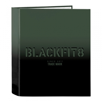 Carpeta de anillas BlackFit8 Skull Negro Gris A4 (40 mm)