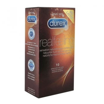 Preservativos Real Feeling (10 unidades) Durex 3848