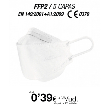 Mascarillas FFP2 Blanca Nuevo diseño, con certificación europea Mascarillas FFP2 Blanca Nuevo diseño, con certificación europea
