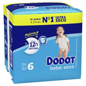 Pañales Bebé Seco Talla 6 13+kg Pañales Bebé Seco Talla 6 13+kg
