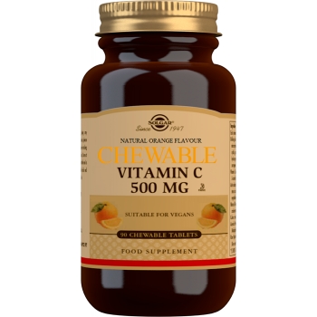 Vitamina C masticable 500 mg