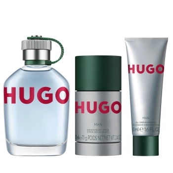 Set Hugo 125ml + Deodorant Stick 75ml + Shower Gel 50ml