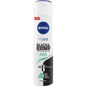 Desodorante Black & White Invisible Active Spray