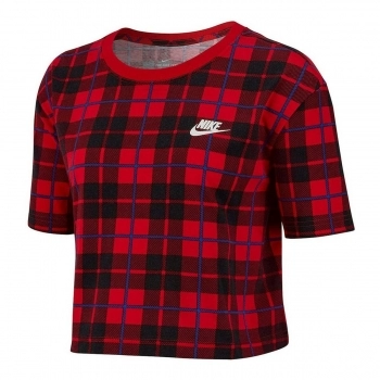Camiseta de Manga Corta Mujer Nike Futura Rojo