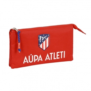Portatodo Triple Atlético Madrid Rojo Azul marino (22 x 12 x 3 cm)
