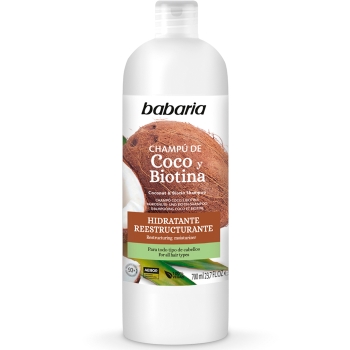 Champú Coco y Biotina Hidratante