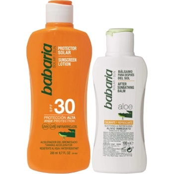 Set Protector Solar SPF30 200ml + Bálsamo Para Después Del Sol 100ml