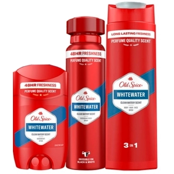 Set Whitewater Deo Stick 50ml + Deo Spray 150ml + Gel 250ml