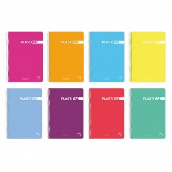 Cuaderno Pacsa Plastipac Multicolor Pauta 2.5 c/m 80 Hojas Din A4 (5 Unidades)