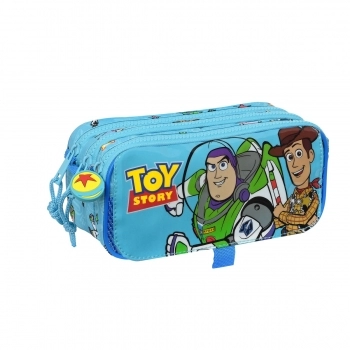 Portatodo Triple Toy Story Ready to play Azul claro (21,5 x 10 x 8 cm)