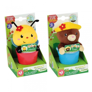 Peluche Jemini Silence Ca Pousse 13 cm Abeja 2 Piezas Topo