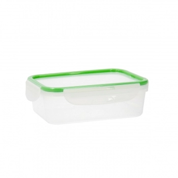 Fiambrera Quid Greenery 1,4 L Transparente Plástico (Pack 4x)