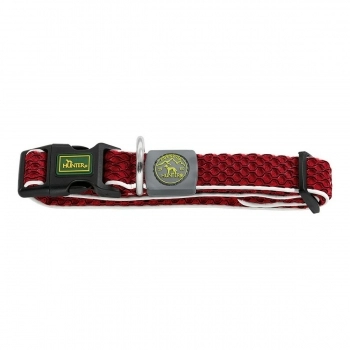 Collar para Perro Hunter Basic Hilo Rojo Talla S (30-43 cm)