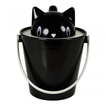 Cubo contenedor United Pets Gato Negro Polipropileno (20 cm)