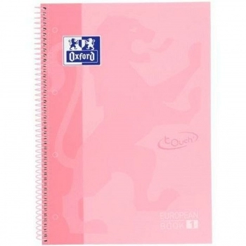 Cuaderno Oxford European Book Rosa claro A4 5 Unidades