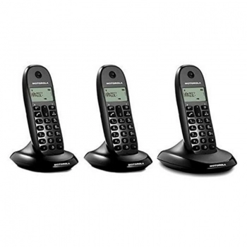 Teléfono Motorola E07000D48B3AES03 (3 Pcs) Negro