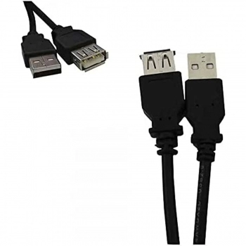 Cable USB EDM Negro 5 m