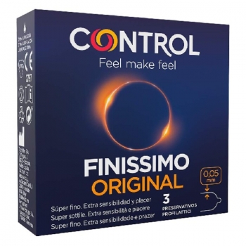 Preservativos Finissimo Control Original (3 uds)