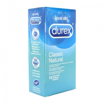 Preservativos Clásicos Naturales (12 uds) Durex 8424
