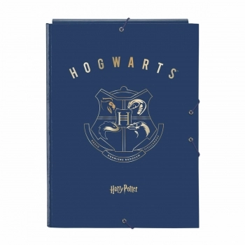 Carpeta Harry Potter Magical Marrón Azul marino A4 (26 x 33.5 x 2.5 cm)