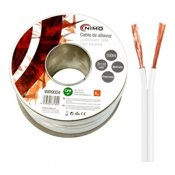 Cable de altavoz NIMO Blanco 2 x 1,5 mm