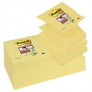 Notas Adhesivas Post-it CANARY YELLOW Amarillo 7,6 x 7,6 cm (76 x 76 mm) (12 Uni