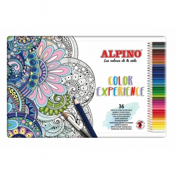 Lápices de Colores Acuarelables Alpino Color Experience Multicolor 36 Piezas