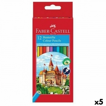 Lápices de colores Faber-Castell Multicolor (5 Unidades)
