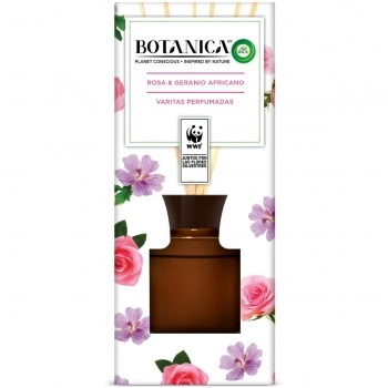 Varitas Perfumadas Air Wick Botanica Rosa Africano Geranio Ingredientes naturale
