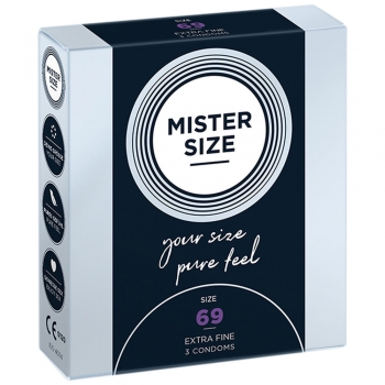 Preservativos Mister Size Extrafinos (69 mm)