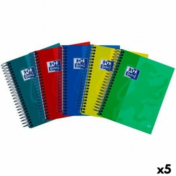 Set de Cuadernos Oxford European Book 4 Multicolor 18 120 Hojas (5 Unidades)