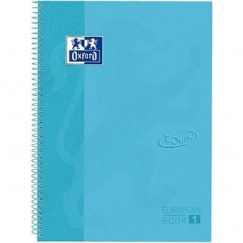 Cuaderno Oxford European Book A4 Azul Pastel 5 Unidades