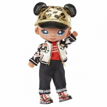 Muñeca 2-in-1 Fashion Doll and Purse Glam Series 2- Gianni Wilde (Cheetah Boy) (
