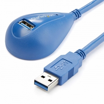 Cable USB Startech USB3SEXT5DSK         USB A Azul