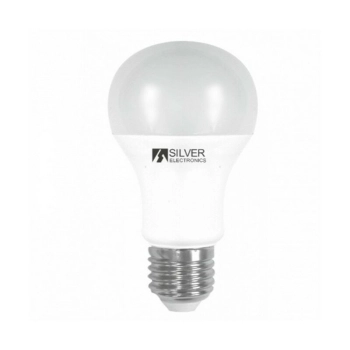 Bombilla LED Esférica Silver Electronics 980527 E27 15W Luz cálida