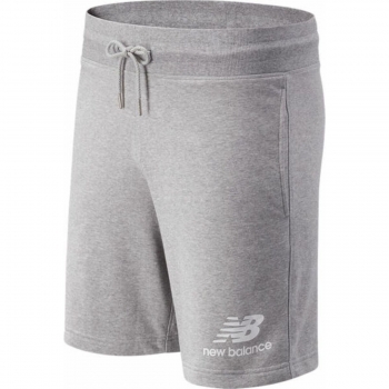 Pantalones Cortos Deportivos para Hombre New Balance MS03558 Gris
