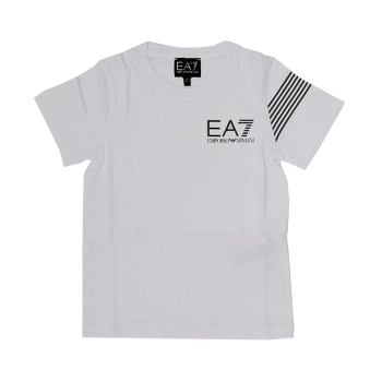 Camiseta Júnior EA7 con Rayas