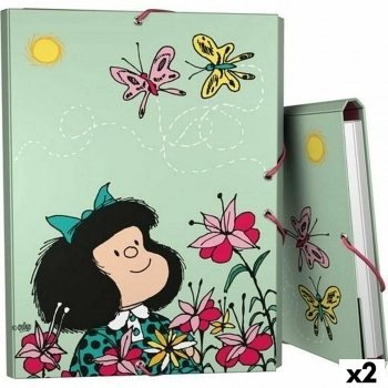 Carpeta Grafoplas Mafalda Goma Din A4 (2 Unidades)