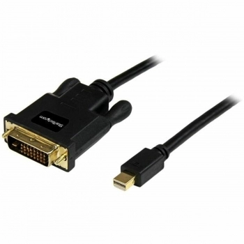 Adaptador Mini DisplayPort a DVI Startech MDP2DVIMM6B          (1,8 m) Negro 1.8
