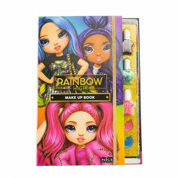 Set de Maquillaje Infantil Rainbow High Libro